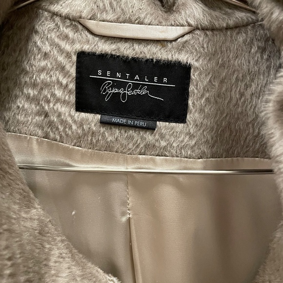 Sentaler Light Taupe Jacket Size Small - Picture 6 of 11